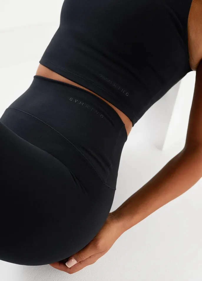 Gym King Leggings Women Peach Luxe Legging 8211 Black Luxe