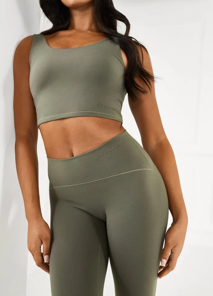 Gym King Leggings Women Peach Luxe Legging 8211 Olive Luxe