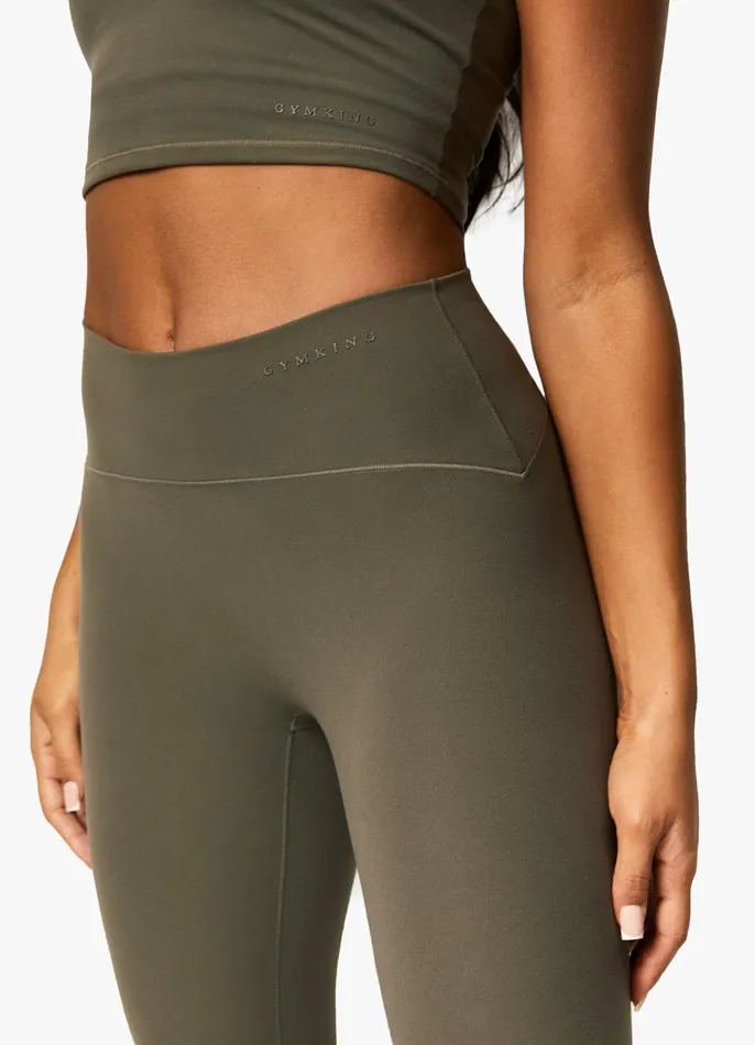 Gym King Leggings Women Peach Luxe Legging 8211 Olive Luxe