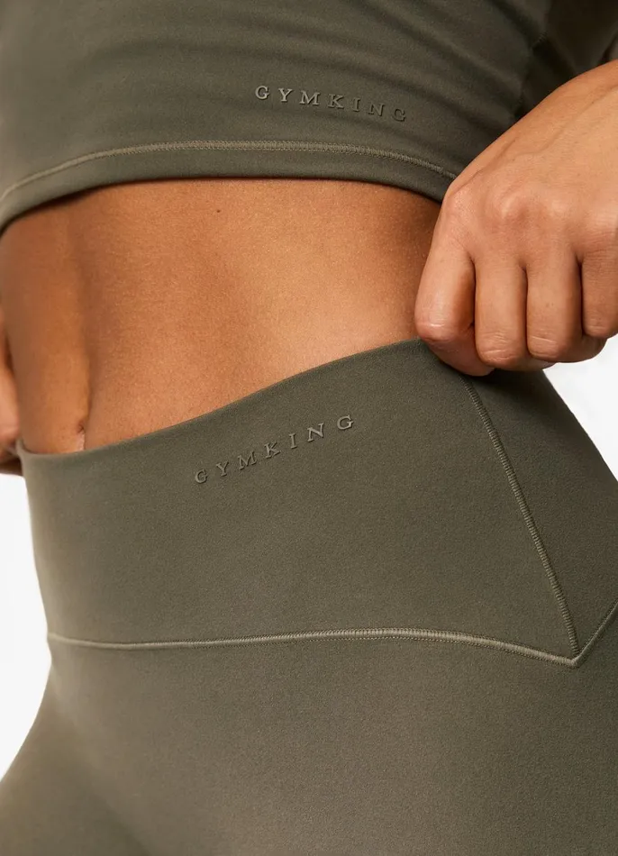 Gym King Leggings Women Peach Luxe Legging 8211 Olive Luxe