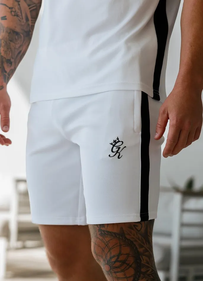 Gym King Shorts Men Core Plus Poly Short 8211 White