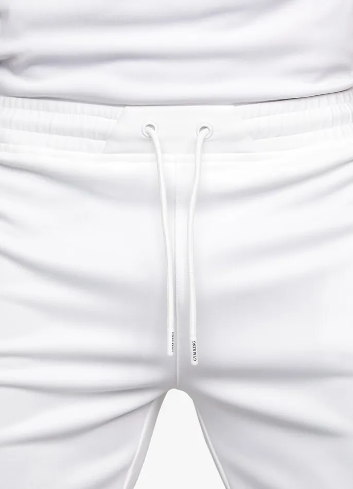 Gym King Shorts Men Core Plus Poly Short 8211 White