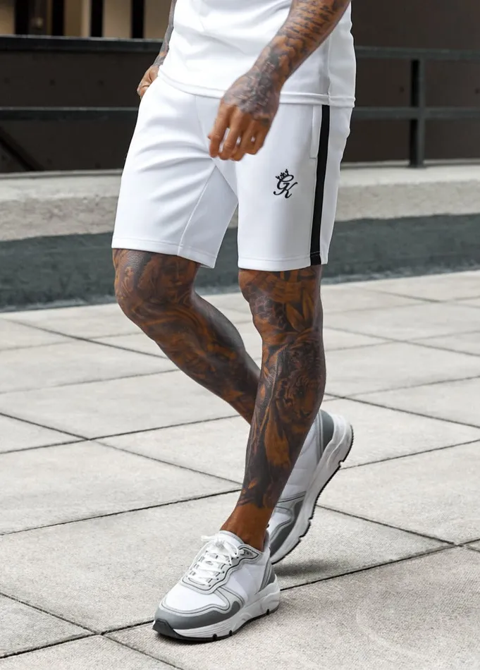 Gym King Shorts Men Core Plus Poly Short 8211 White