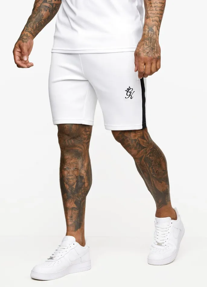 Gym King Shorts Men Core Plus Poly Short 8211 White