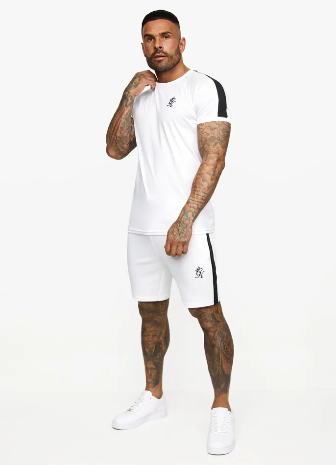 Gym King Shorts Men Core Plus Poly Short 8211 White