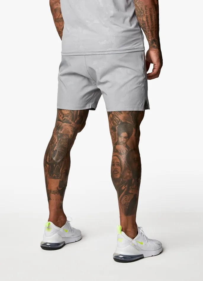 Gym King Shorts Men Debossed Camo Short 5034 8211 Cloudy Grey