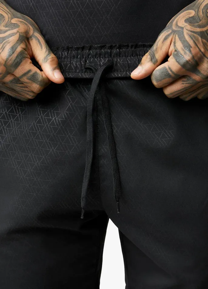 Gym King Shorts Men Debossed Energy Short 8211 6034 8211 Black AOP