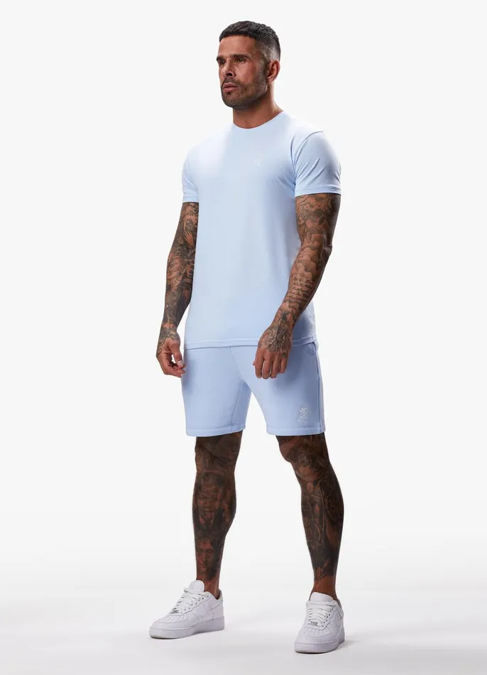 Gym King Shorts Men Fundamental Fleece Short 8211 Cloud Blue