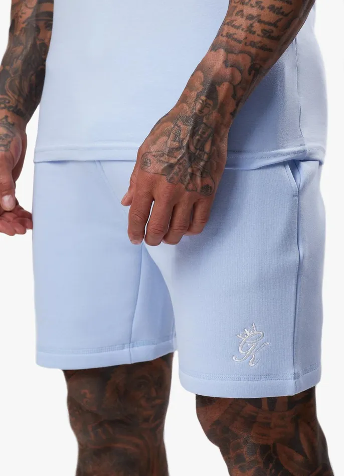 Gym King Shorts Men Fundamental Fleece Short 8211 Cloud Blue