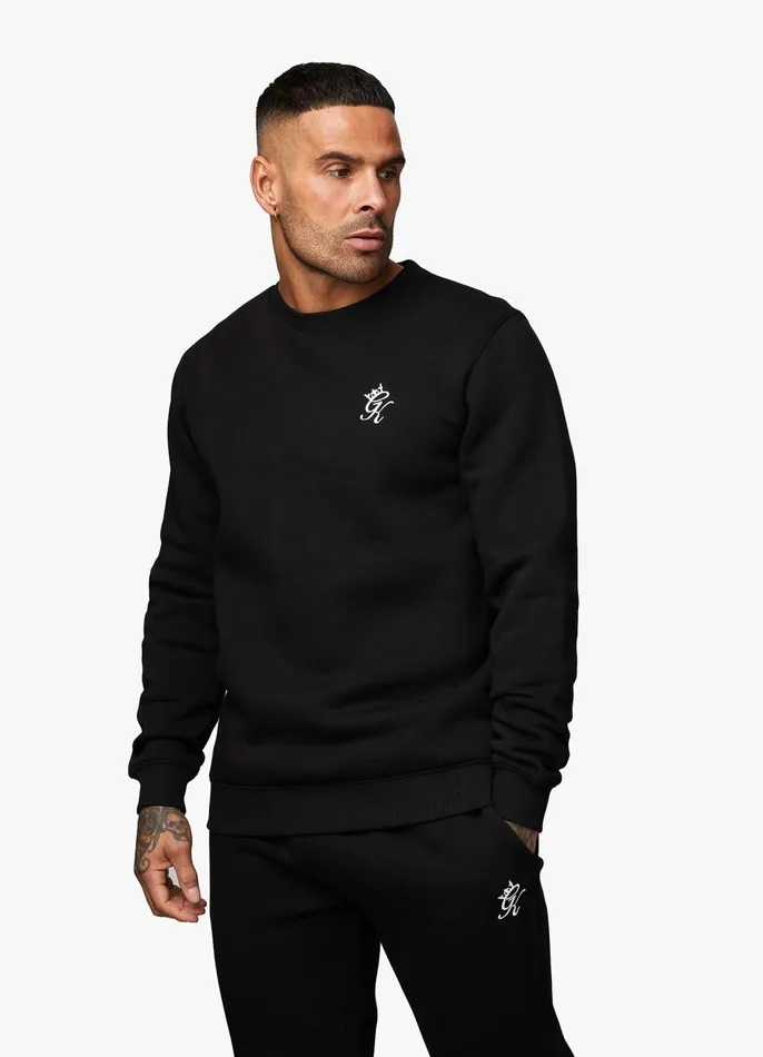Gym King Sweatshirts and Hoodies Men Fundamental Fleece Sweatshirt 8211 Black
