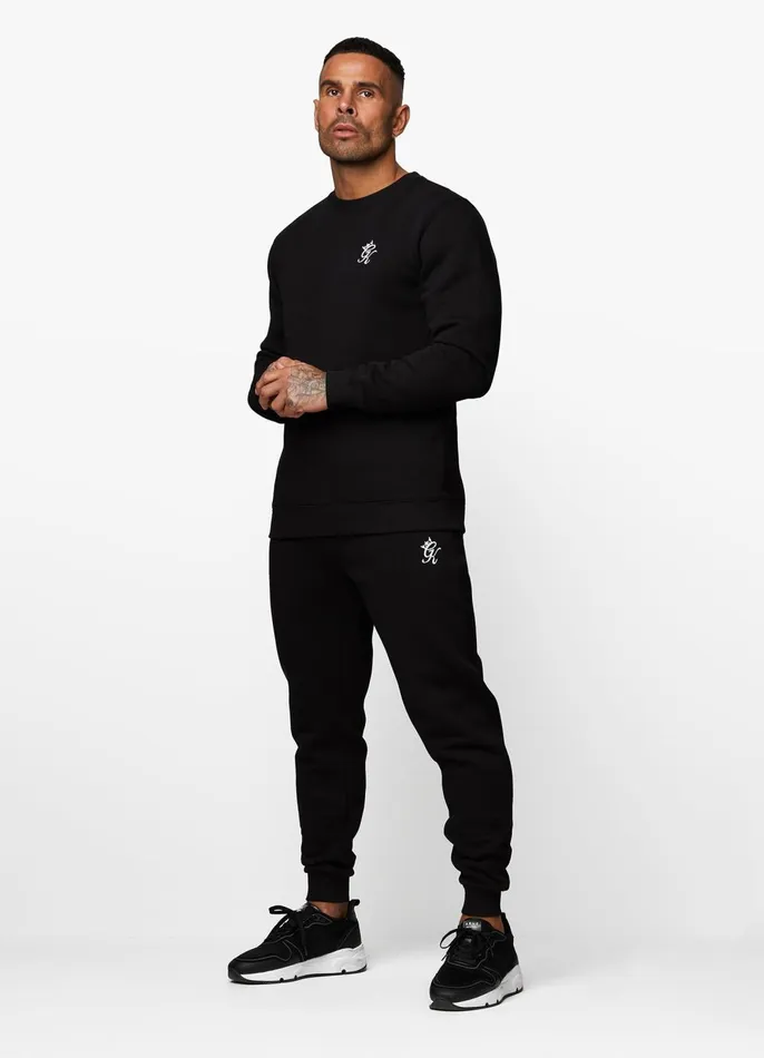 Gym King Sweatshirts and Hoodies Men Fundamental Fleece Sweatshirt 8211 Black