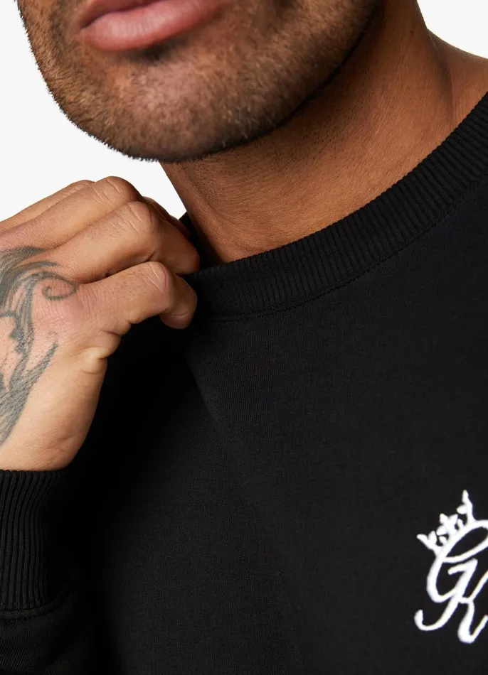 Gym King Sweatshirts and Hoodies Men Fundamental Fleece Sweatshirt 8211 Black