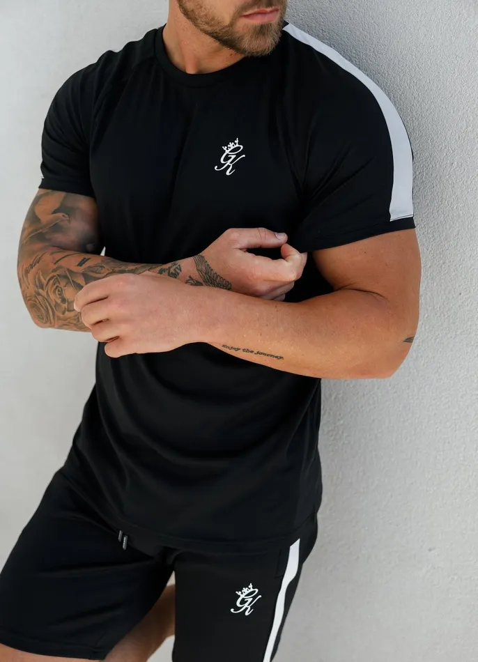 Gym King TShirts Men Core Plus Poly Tee 8211 Black
