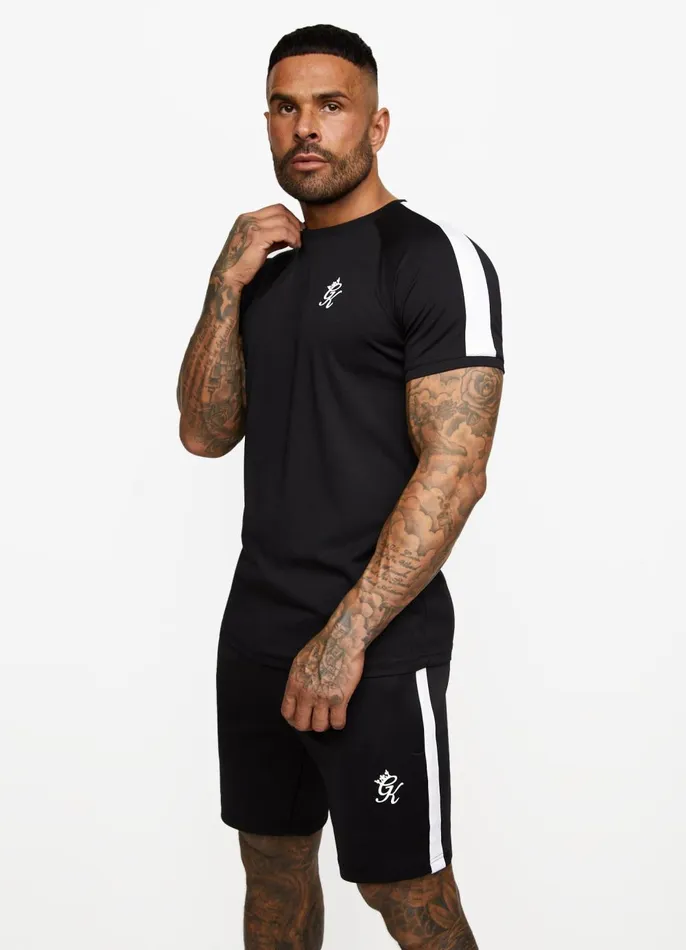 Gym King TShirts Men Core Plus Poly Tee 8211 Black