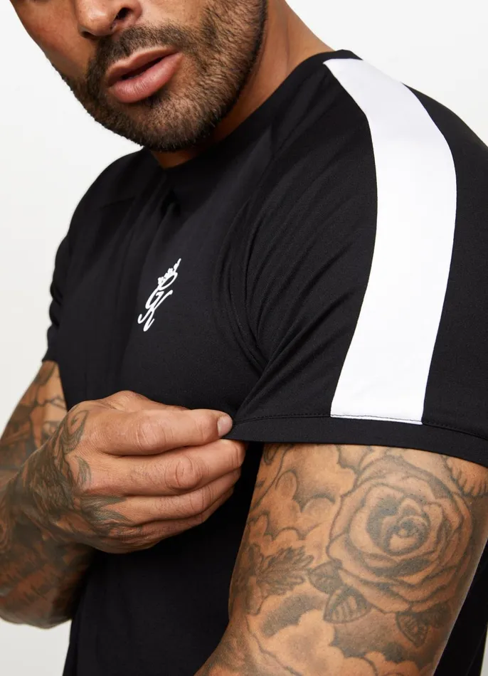 Gym King TShirts Men Core Plus Poly Tee 8211 Black