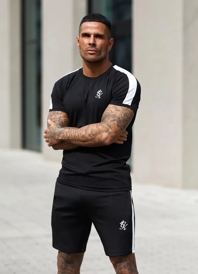 Gym King TShirts Men Core Plus Poly Tee 8211 Black
