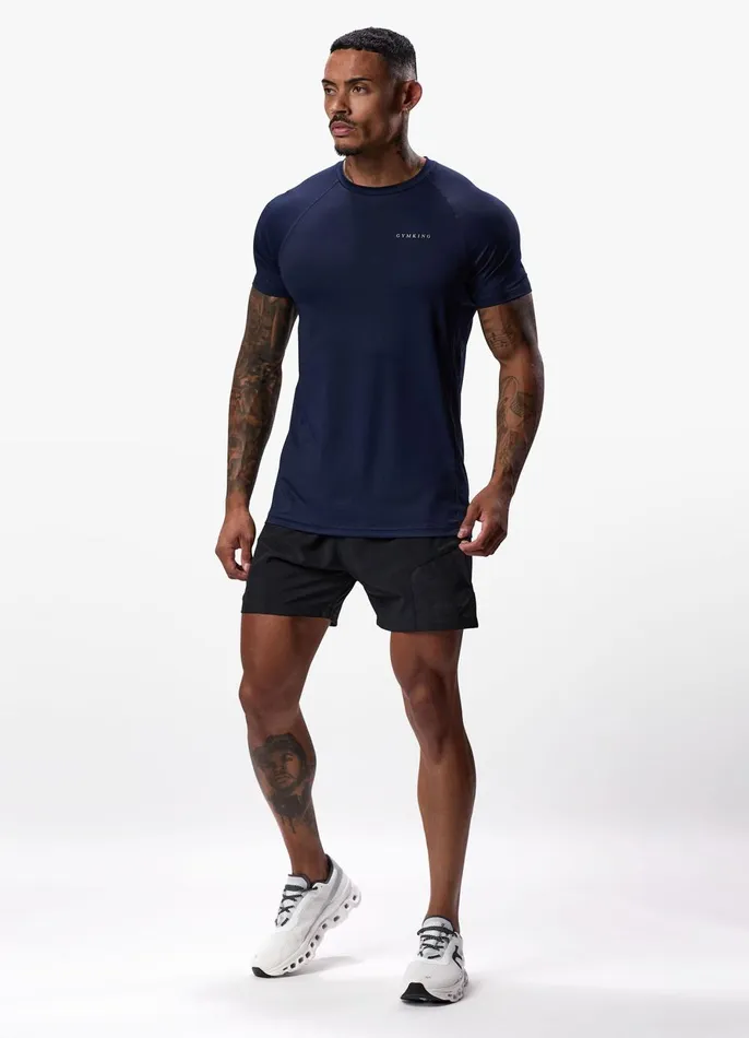 Gym King TShirts Men Energy Linear Tee 8211 Navy