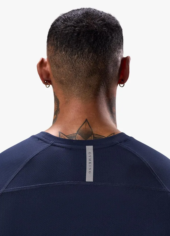 Gym King TShirts Men Energy Linear Tee 8211 Navy