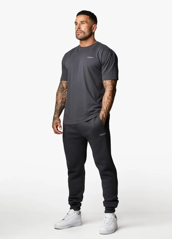 Gym King TShirts Men Established Tee 8211 Dark Pewter