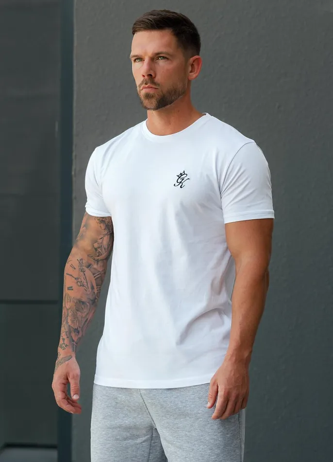 Gym King TShirts Men Fundamental Jersey Tee 8211 White