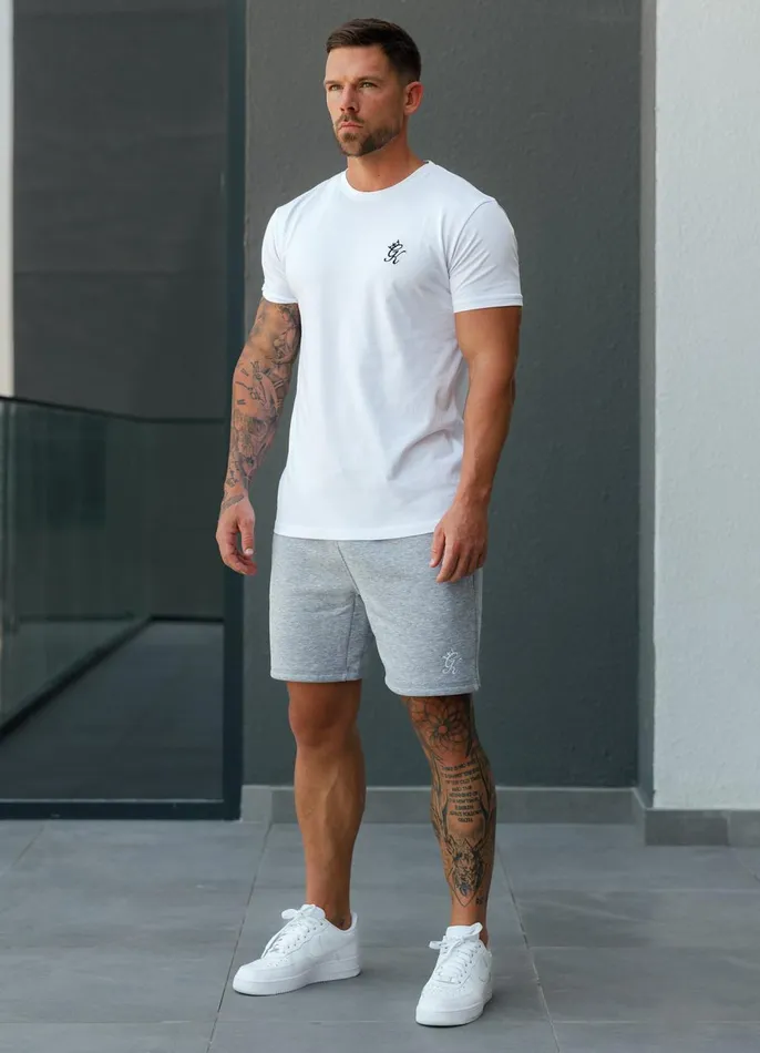 Gym King TShirts Men Fundamental Jersey Tee 8211 White