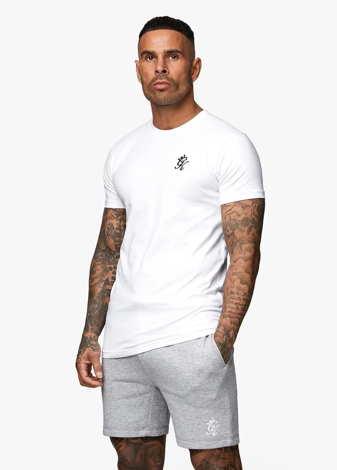 Gym King TShirts Men Fundamental Jersey Tee 8211 White