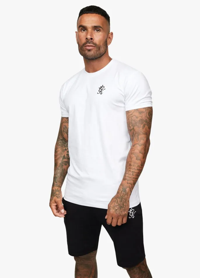 Gym King TShirts Men Fundamental Jersey Tee 8211 White