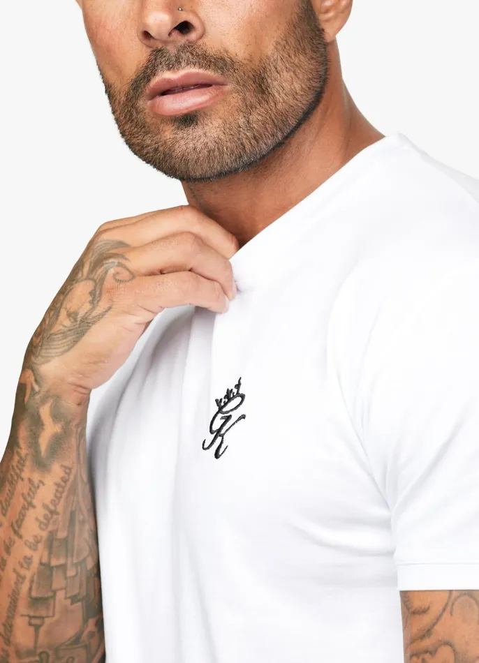 Gym King TShirts Men Fundamental Jersey Tee 8211 White