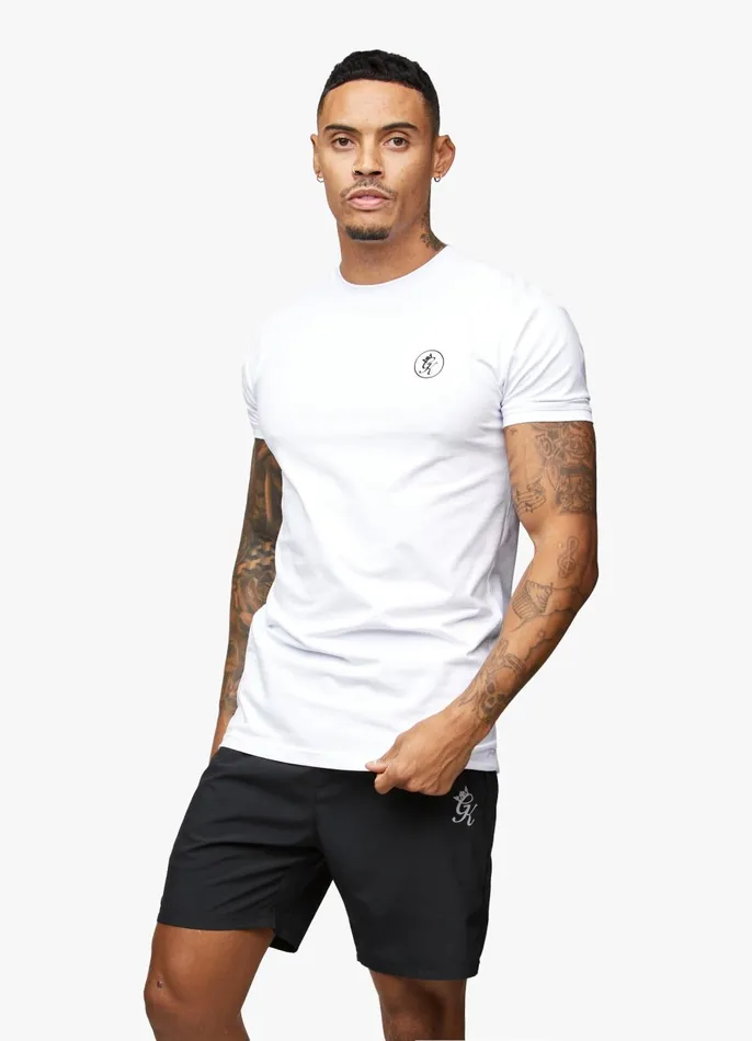 Gym King TShirts Men Nothing Beats Belief Tee 8211 White