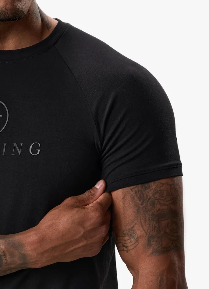 Gym King TShirts Men Pro Logo Tee 8211 BlackBlack