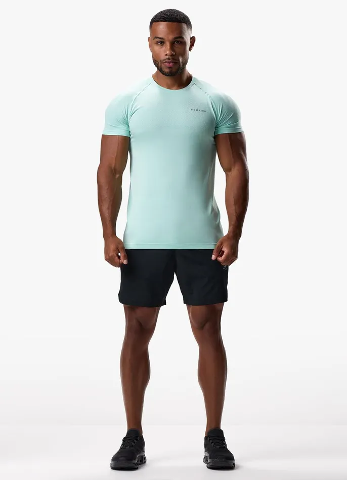 Gym King TShirts Men Seamless Tee 8211 Mineral Green