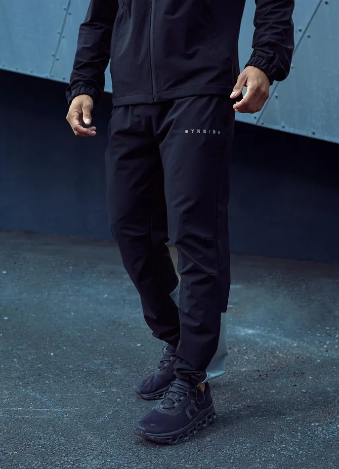 Gym King Tracksuit Bottoms Men React Woven Pant 8211 Black