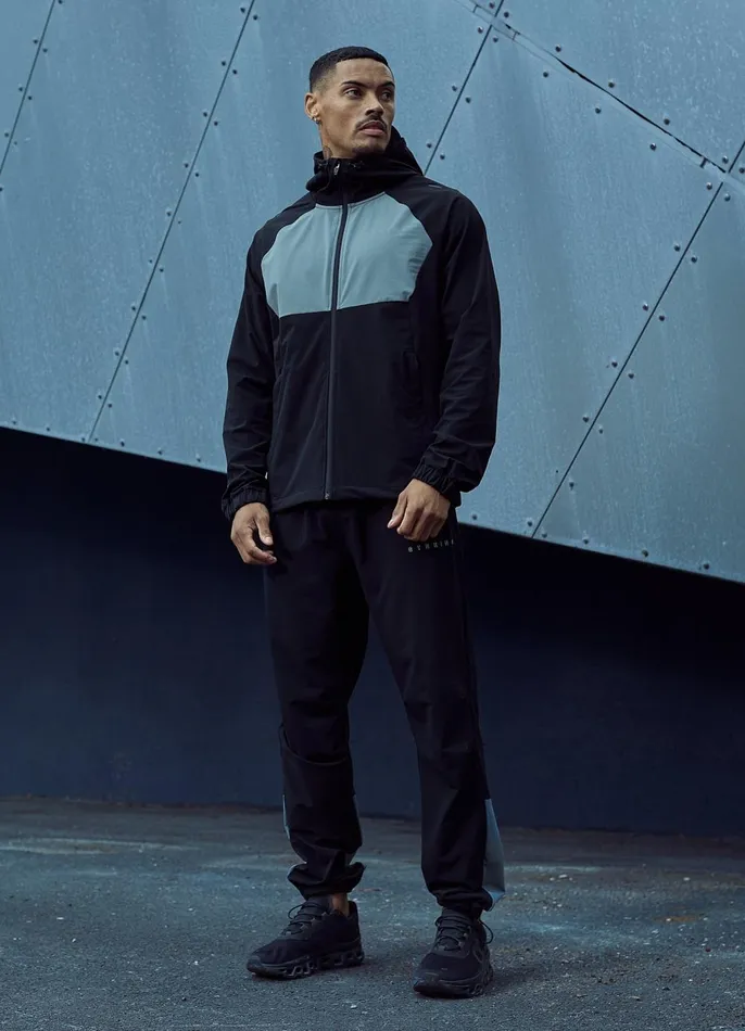 Gym King Tracksuit Bottoms Men React Woven Pant 8211 Black