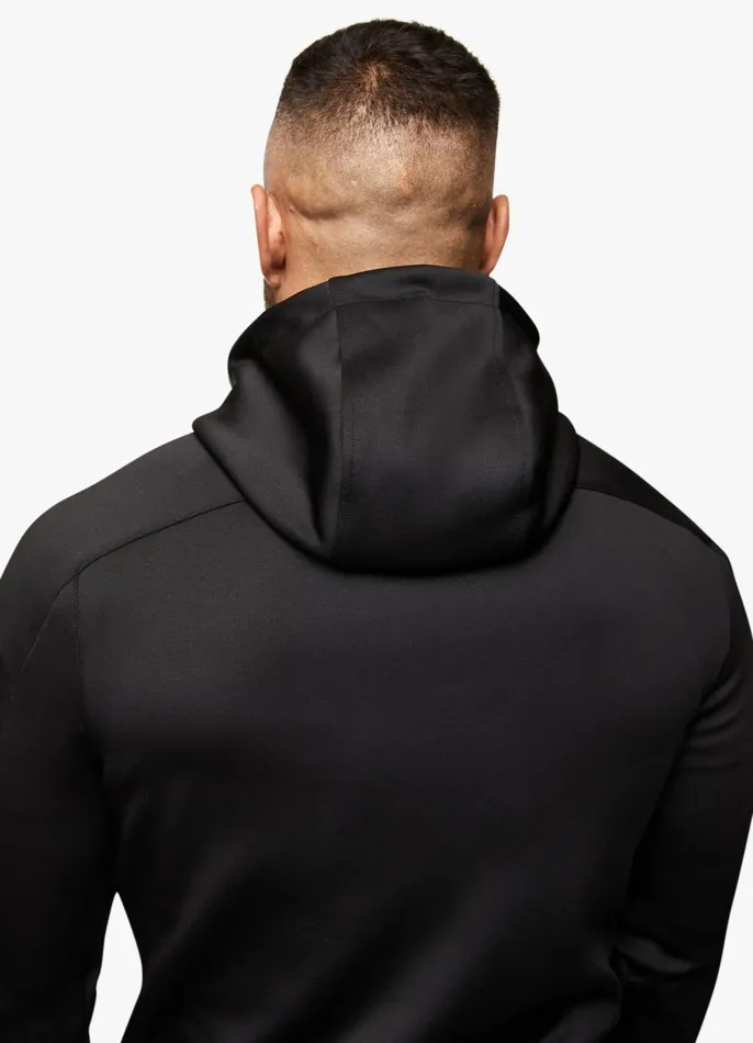Gym King Tracksuit Tops Men Eclipse Poly FZ Hood 8211 Black