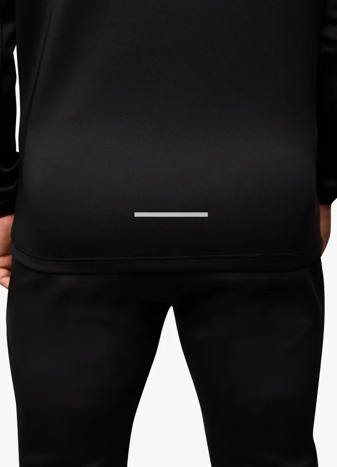 Gym King Tracksuit Tops Men Eclipse Poly FZ Hood 8211 Black