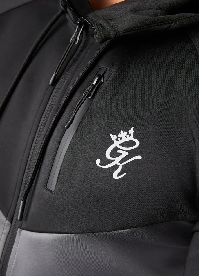 Gym King Tracksuit Tops Men Precision Full Zip Hood 8211 Graphite