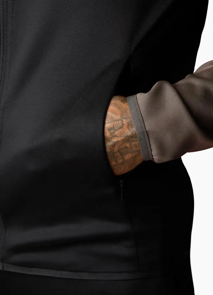 Gym King Tracksuit Tops Men Precision FZ Hood 8211 IronBlack