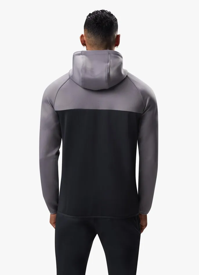 Gym King Tracksuit Tops Men Precision FZ Hood 8211 Slate GreyTitanium Grey