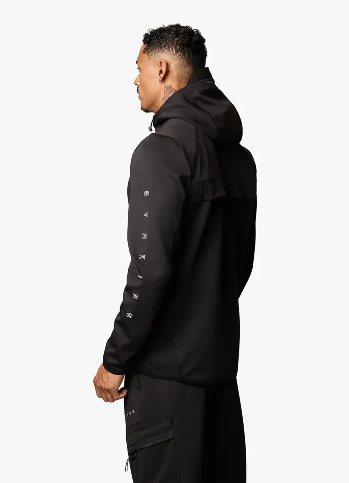 Gym King Tracksuit Tops Men Stealth Tech Poly Hood 8211 Black