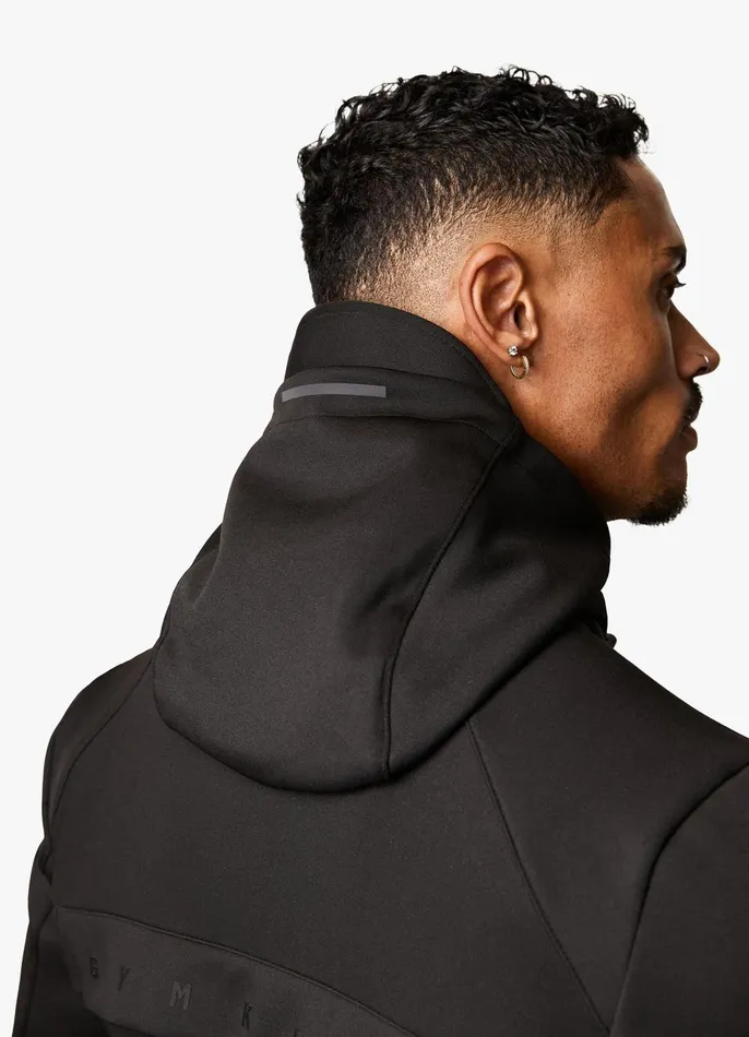 Gym King Tracksuit Tops Men Stealth Tech Poly Hood 8211 Black
