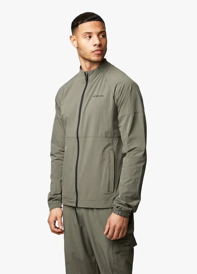 Gym King Tracksuit Tops Men Utility Woven Bomber 8211 Olive