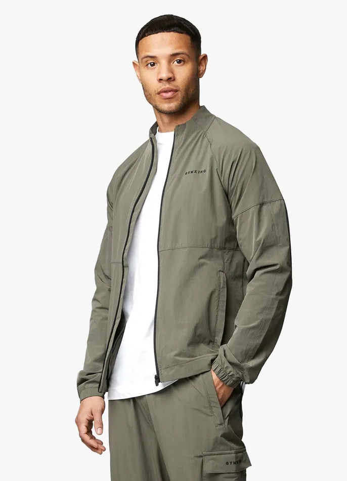 Gym King Tracksuit Tops Men Utility Woven Bomber 8211 Olive