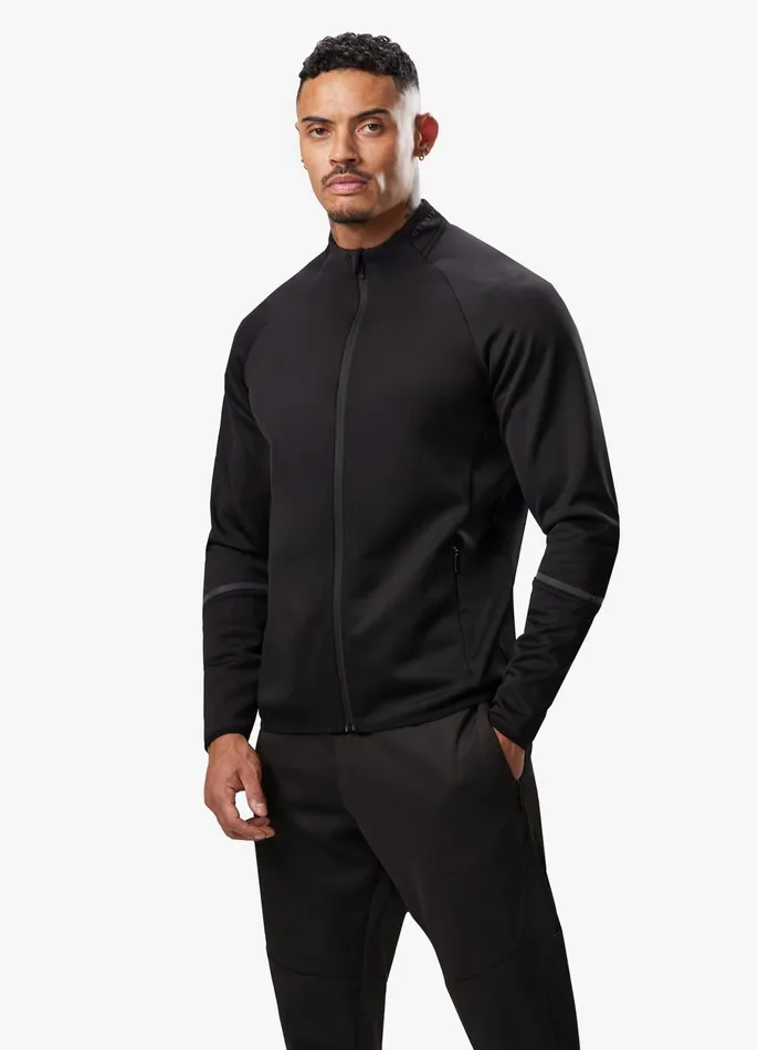 Gym King Tracksuits Men Alpha Poly Bomber Tracksuit 8211 Black