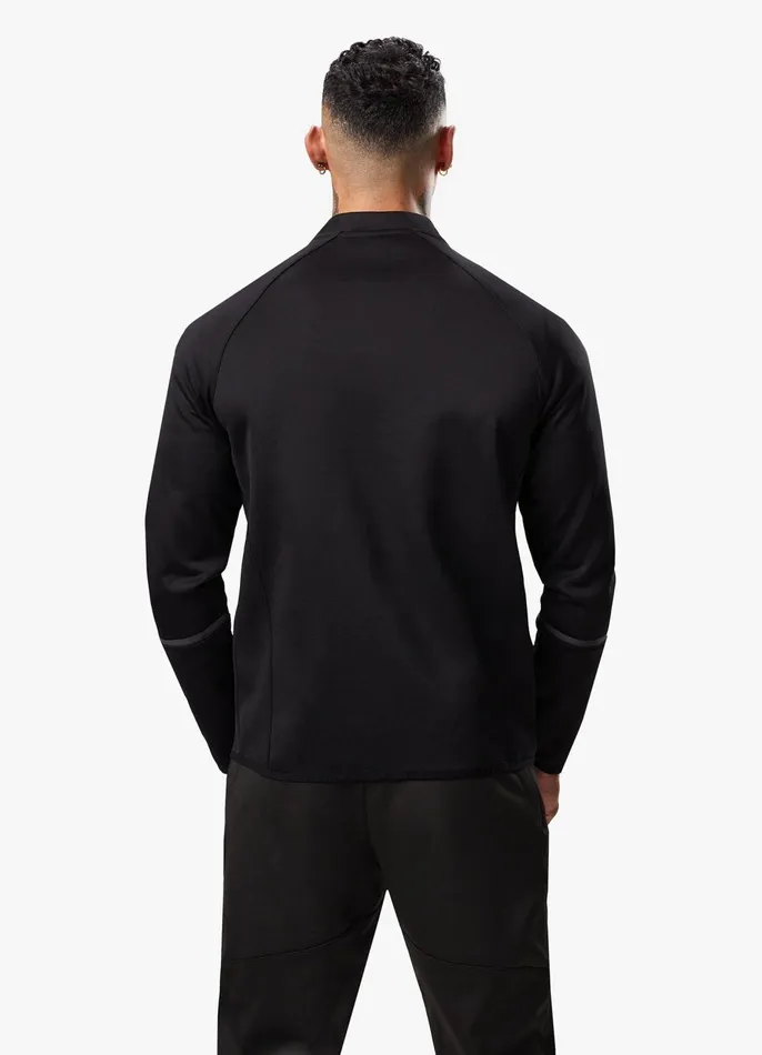 Gym King Tracksuits Men Alpha Poly Bomber Tracksuit 8211 Black