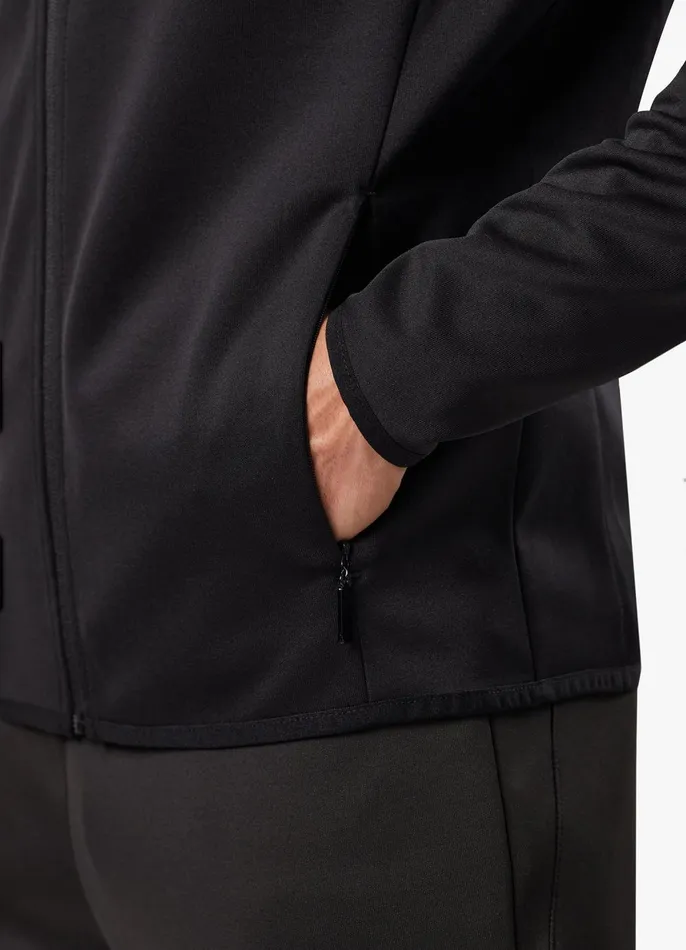 Gym King Tracksuits Men Alpha Poly Bomber Tracksuit 8211 Black
