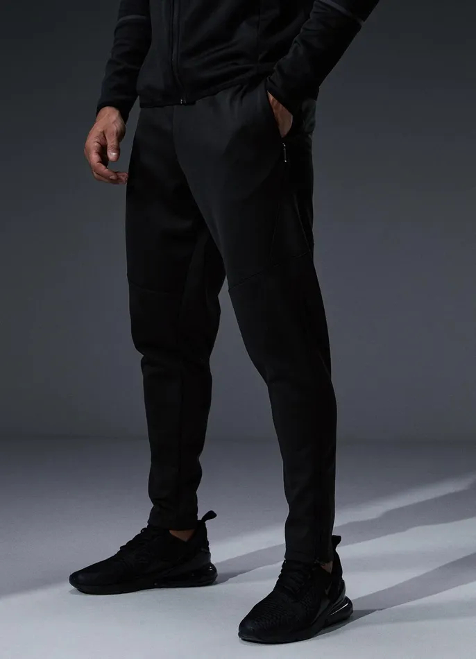 Gym King Tracksuits Men Alpha Poly Bomber Tracksuit 8211 Black