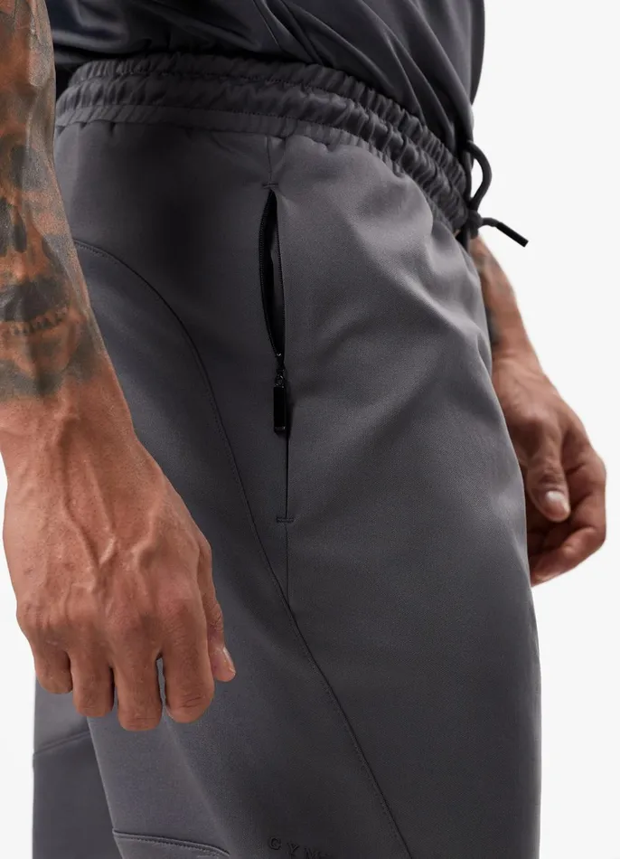 Gym King Tracksuits Men Alpha Poly Bomber Tracksuit 8211 Graphite
