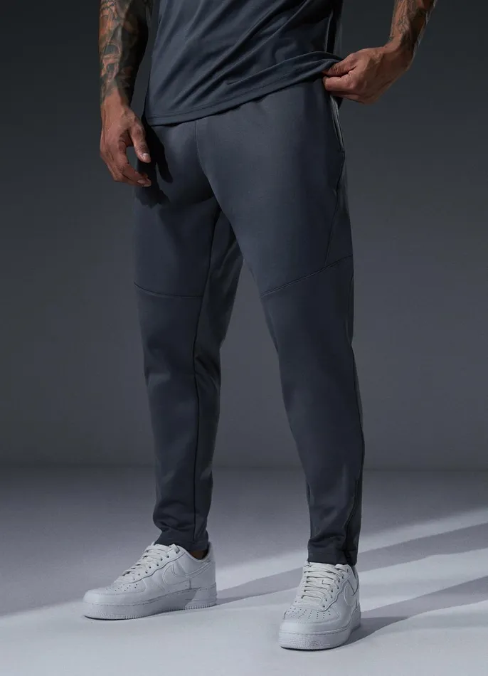 Gym King Tracksuits Men Alpha Poly Bomber Tracksuit 8211 Graphite