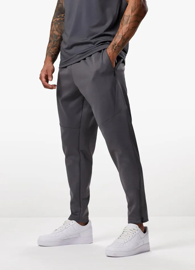 Gym King Tracksuits Men Alpha Poly Bomber Tracksuit 8211 Graphite