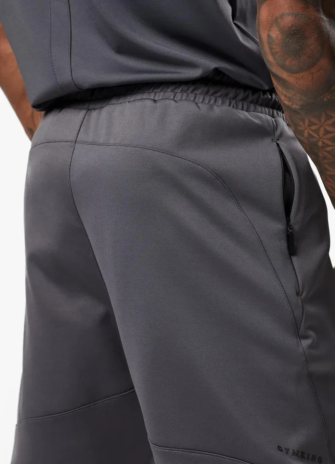 Gym King Tracksuits Men Alpha Poly Bomber Tracksuit 8211 Graphite